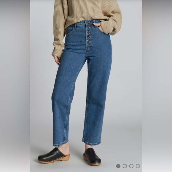 Everlane Way High Button Fly - Picture 1 of 6